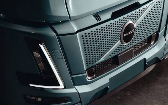Detalle de camión Volvo